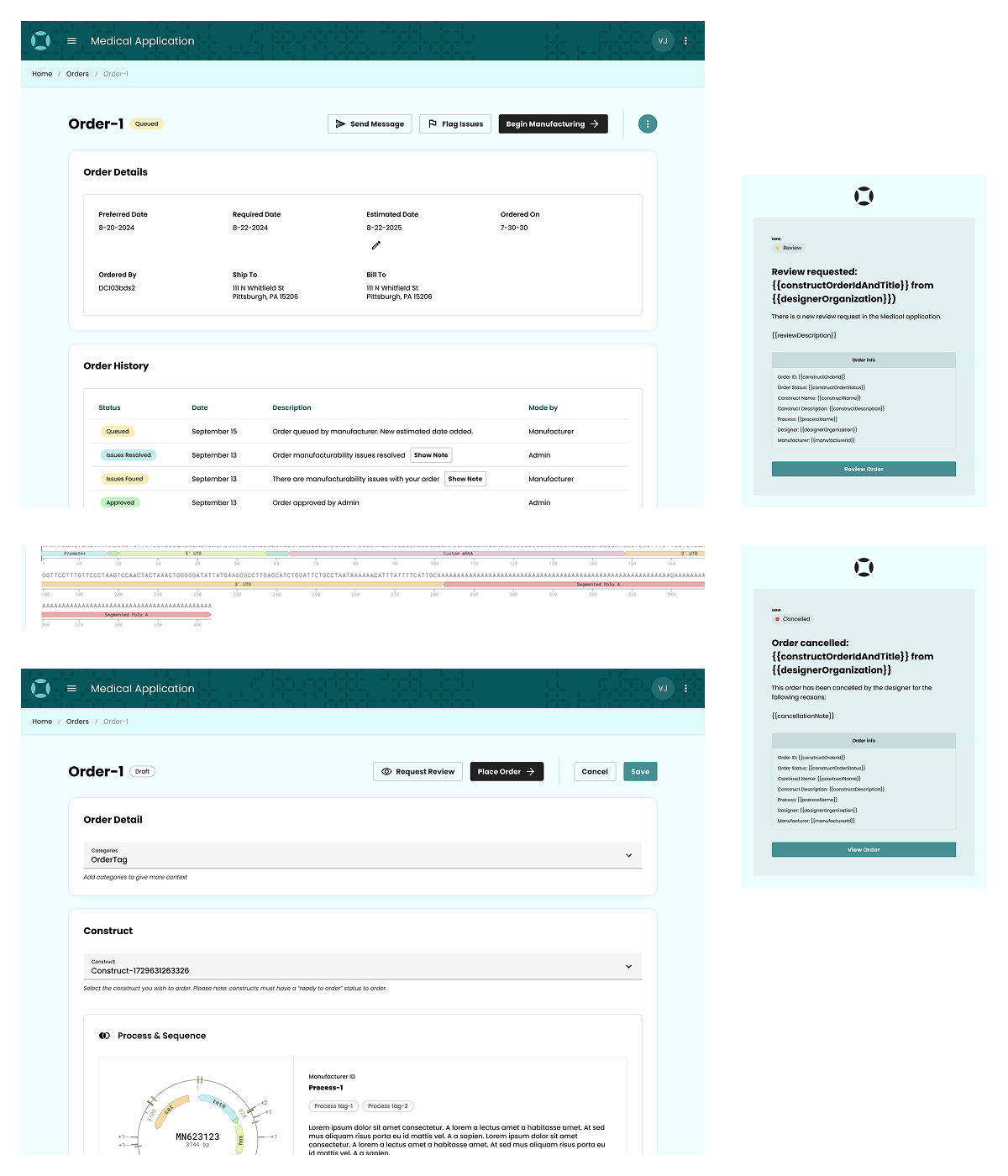 Software design and development for a precision medicine application.